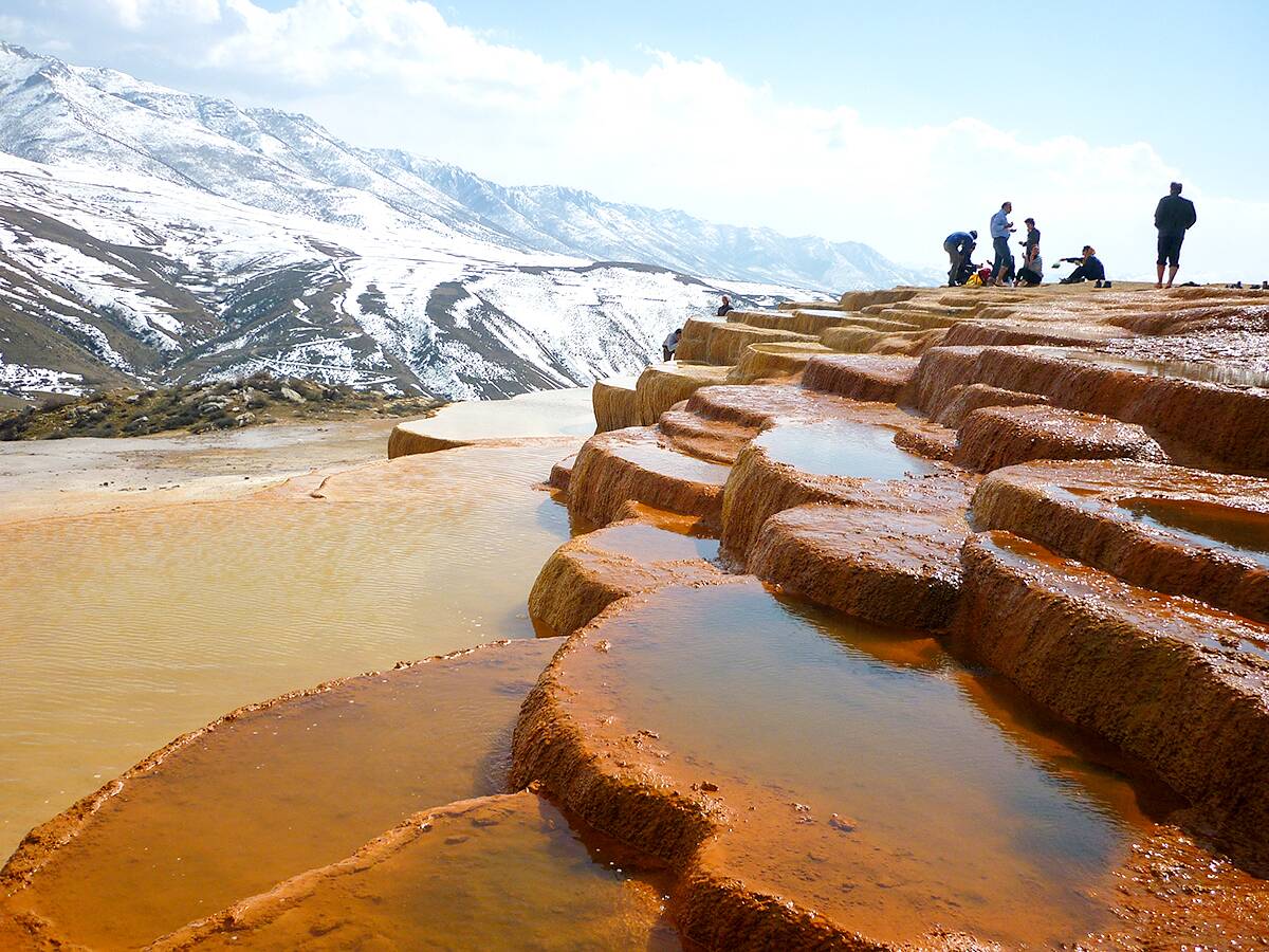 چشمه های پلکانی مازندران